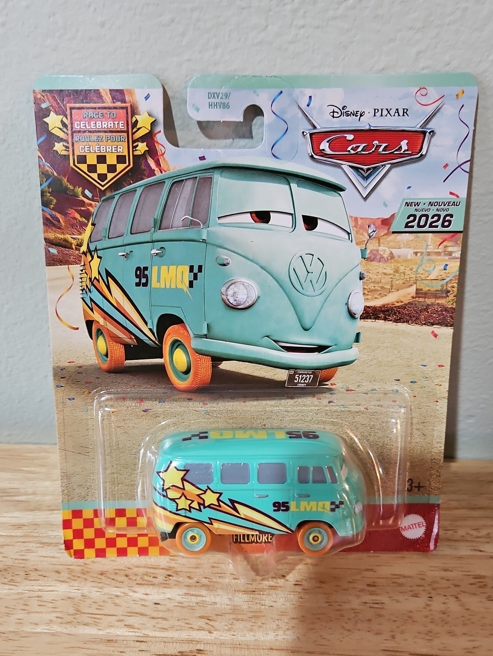 Disney Pixar Cars Fillmore Race to Celebrate 2026 Diecast NEW